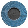 Weiler 3" BobCat Mini Abrasive Flap Disc, Flat (TY27), Type R Mount, 40Z 50962